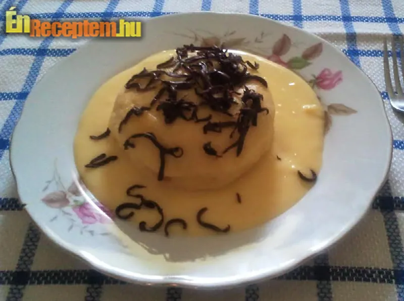 Gőzgombóc vaníliasodóval