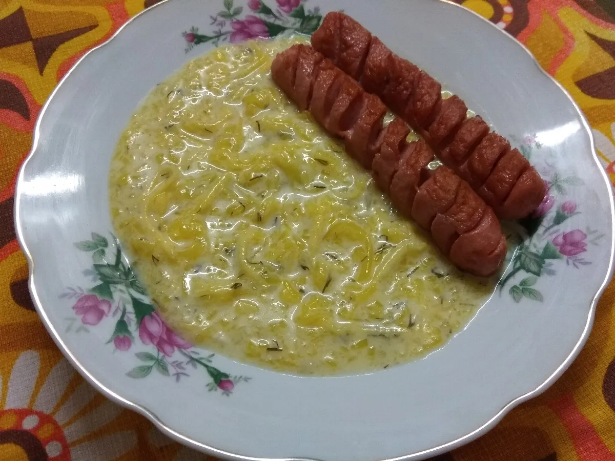 Kapros cukkinifőzelék