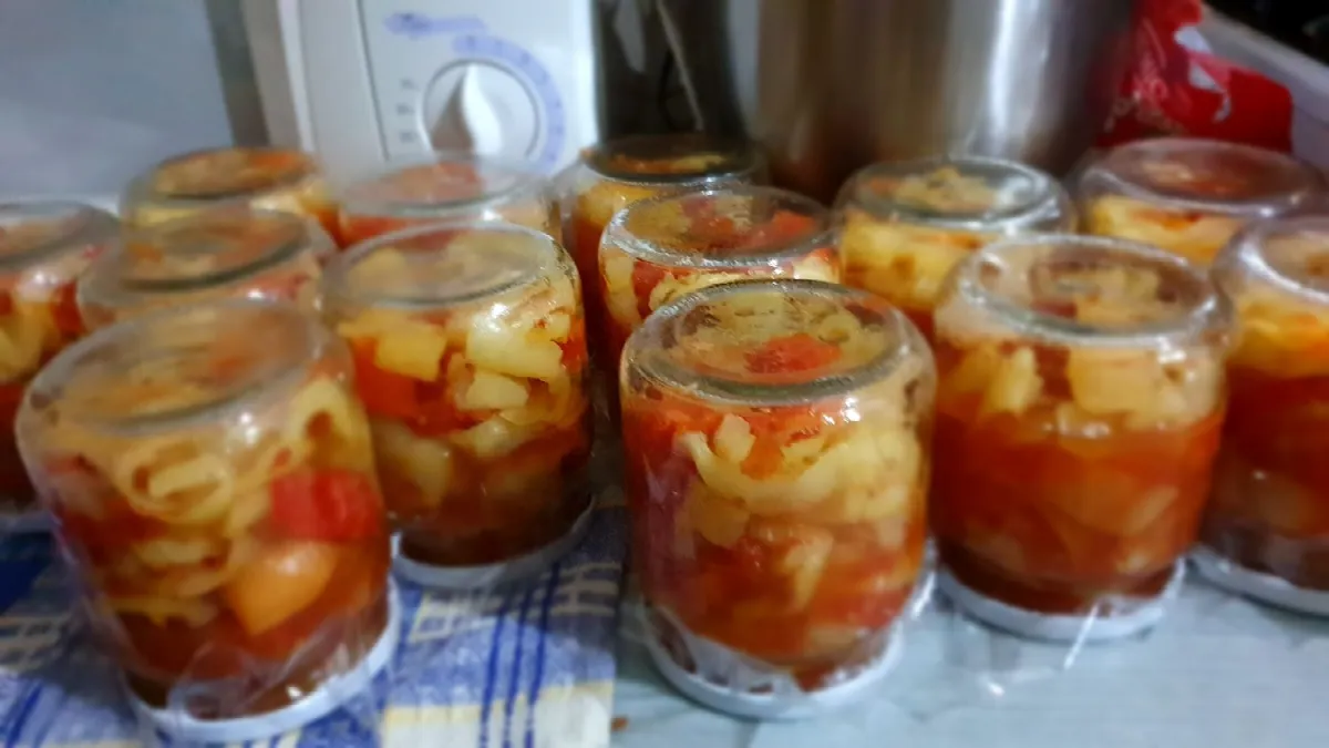 Lecsó télire tartósítószer nélkül