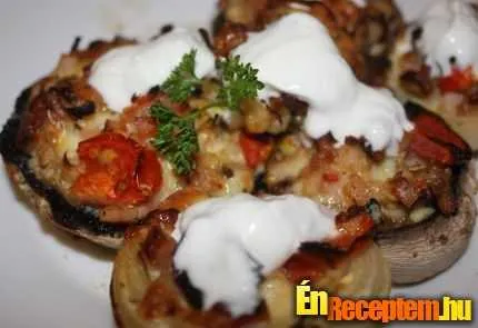 Töltött gomba – egyszerűen