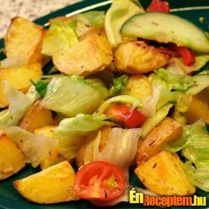 Sültkrumplis saláta