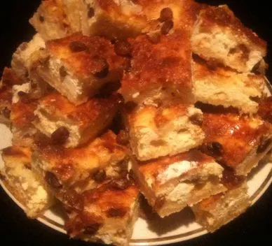 Mazsolás-túrós süti