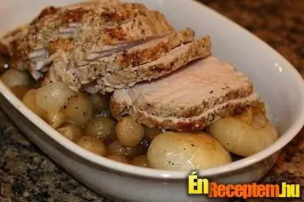 Karaj gyöngyhagymával