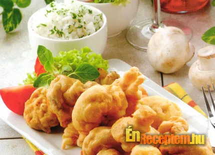 Gomba sörtésztában