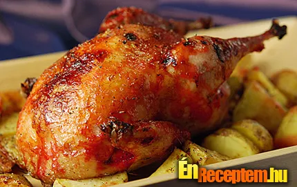 Fácánsült almával