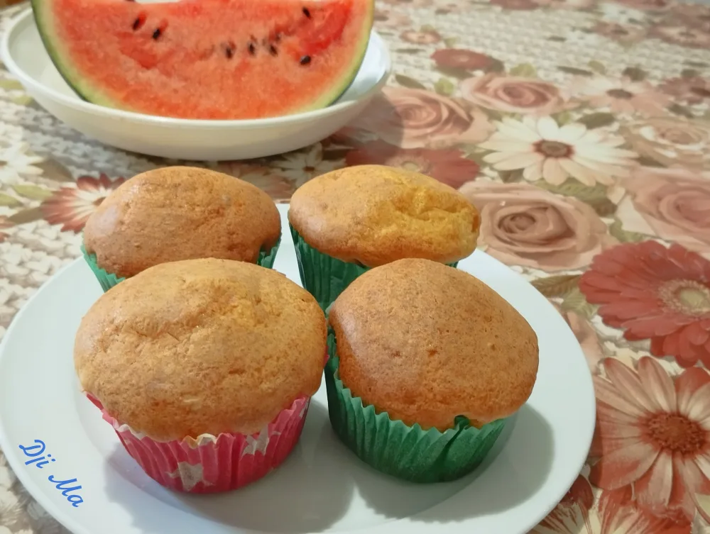 Görögdinnyés muffin (tejmentes)