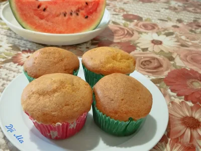 Görögdinnyés muffin (tejmentes)