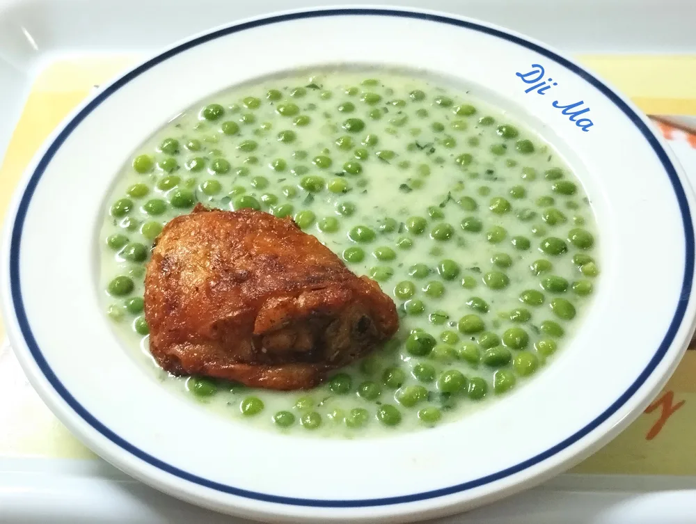 Zöldborsófőzelék 