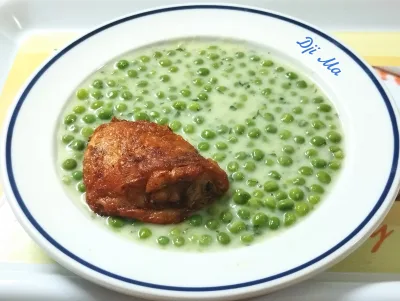 Zöldborsófőzelék 