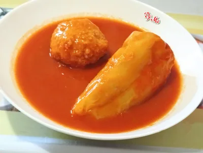 Töltött paprika (rizs helyett kölessel)