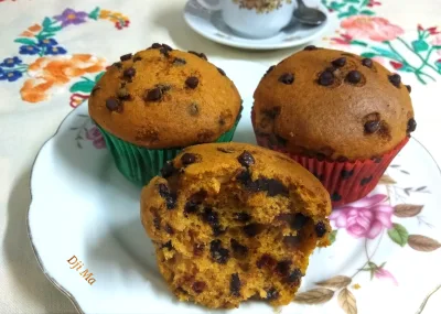 Sütőtökös-csokis muffin